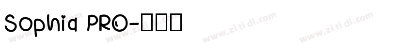 Sophia PRO字体转换